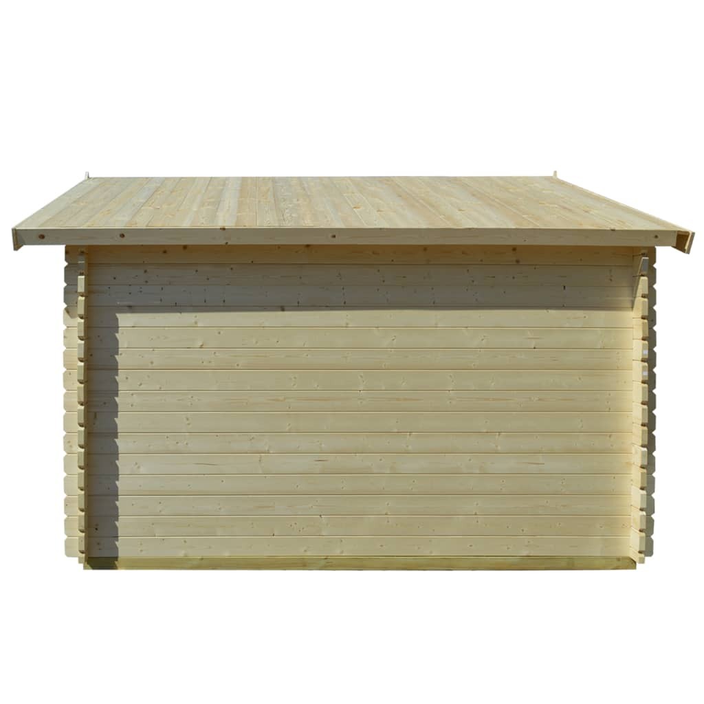 34 mm 4x4 m Garden House Shed Log Timber Cabin Solid Wood
